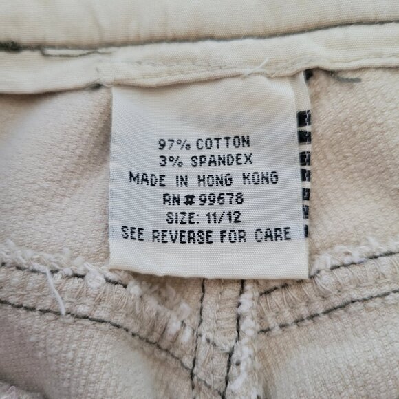 Y2K Hydraulic Jeans Corduroy Flare Khaki Pants Slacks, Women’s 11/12, Boho, Snap - Picture 10 of 14